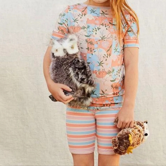Matilda Jane - Remi Girls Floral/Striped Mixed Print Jammies - Picture 2 of 2
